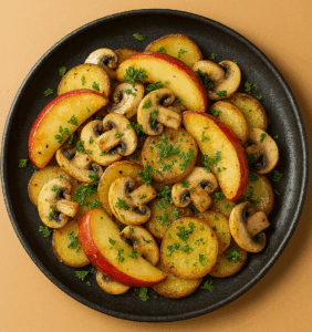 Poêlée aux deux pommes